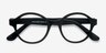 Little Plato Matte Black PlasticEyeglass Frames from EyeBuyDirect, Closed View