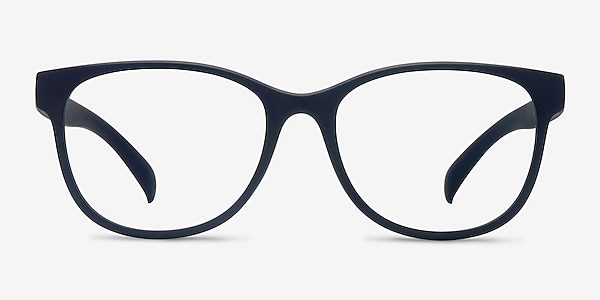 Little Warren Matte Navy Plastic Eyeglass Frames