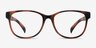 Little Warren Tortoise PlasticEyeglass Frames from EyeBuyDirect, Front View