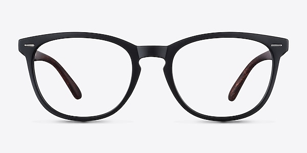 Little Yolo Black Brown Plastic Eyeglass Frames