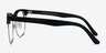 Little Coexist Black Plastic-metalEyeglass Frames from EyeBuyDirect, Side View