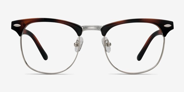 Little Coexist Brown MetalEyeglass Frames from EyeBuyDirect, Front View