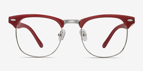 Little Coexist Red Metal Eyeglass Frames