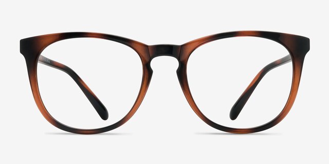 Little Providence Tortoise PlasticEyeglass Frames from EyeBuyDirect, Front View