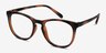 Little Providence Tortoise PlasticEyeglass Frames from EyeBuyDirect, Angle View