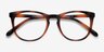 Little Providence Tortoise PlasticEyeglass Frames from EyeBuyDirect, Closed View