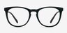 Little Providence Matte Black PlasticEyeglass Frames from EyeBuyDirect, Front View