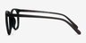 Little Providence Matte Black PlasticEyeglass Frames from EyeBuyDirect, Side View