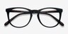 Little Providence Matte Black PlasticEyeglass Frames from EyeBuyDirect, Closed View