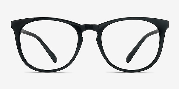 Little Providence Black Plastic Eyeglass Frames