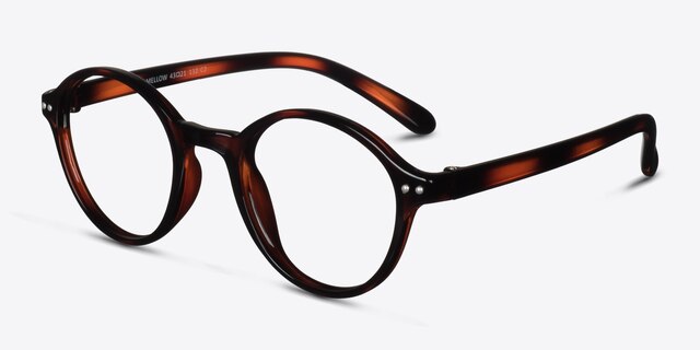 Little Mellow Tortoise PlasticEyeglass Frames from EyeBuyDirect, Angle View