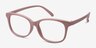 Little Brittany Pink PlasticEyeglass Frames from EyeBuyDirect, Angle View