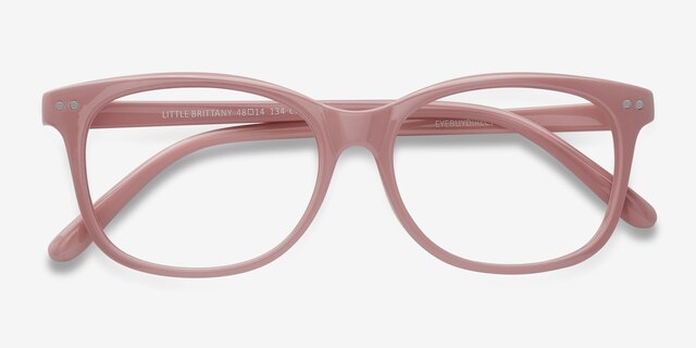 Little Brittany Pink PlasticEyeglass Frames from EyeBuyDirect, Closed View