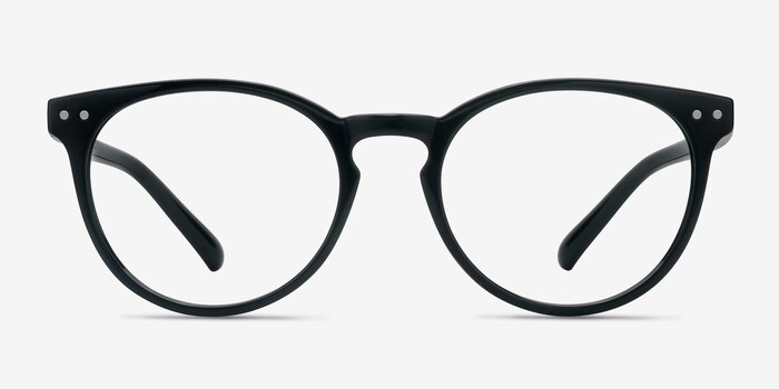 Little Morning Black Plastic Eyeglass Frames from EyeBuyDirect