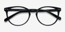 Little Morning Black PlasticEyeglass Frames from EyeBuyDirect, Closed View