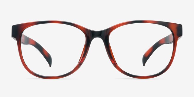 Warren Brown PlasticEyeglass Frames from EyeBuyDirect, Front View
