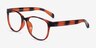 Warren Brown PlasticEyeglass Frames from EyeBuyDirect, Angle View