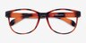 Warren Brown PlasticEyeglass Frames from EyeBuyDirect, Closed View