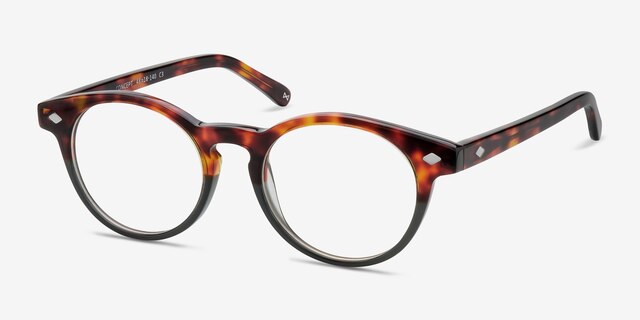 Concept Fire Stone AcétateMontures de lunettes de vue d'EyeBuyDirect, Vue d'Angle