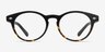 Concept Jet Amber AcetateEyeglass Frames from EyeBuyDirect, Front View