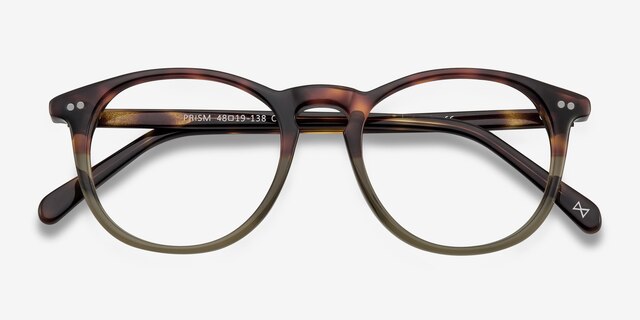 Prism Cafe Glace AcetateEyeglass Frames from EyeBuyDirect, Closed View