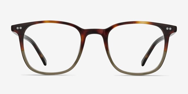 Sequence Charred Quartz AcétateMontures de lunettes de vue d'EyeBuyDirect, Vue de Face