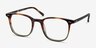 Sequence Charred Quartz AcétateMontures de lunettes de vue d'EyeBuyDirect, Vue d'Angle