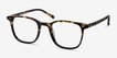 Sequence Amber Tortoise AcetateEyeglass Frames from EyeBuyDirect, Angle View