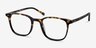 Sequence Amber Tortoise AcetateEyeglass Frames from EyeBuyDirect, Angle View
