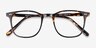 Sequence Amber Tortoise AcetateEyeglass Frames from EyeBuyDirect, Closed View