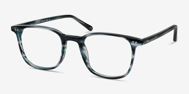 Sequence Ocean Tide AcétateMontures de lunettes de vue d'EyeBuyDirect, Vue d'Angle