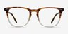 Exposure Macchiato Tortoise AcetateEyeglass Frames from EyeBuyDirect, Front View