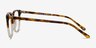 Exposure Macchiato Tortoise AcetateEyeglass Frames from EyeBuyDirect, Side View