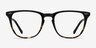 Exposure Jet Amber AcetateEyeglass Frames from EyeBuyDirect, Front View