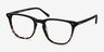 Exposure Jet Amber AcetateEyeglass Frames from EyeBuyDirect, Angle View