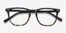 Exposure Jet Amber AcetateEyeglass Frames from EyeBuyDirect, Closed View