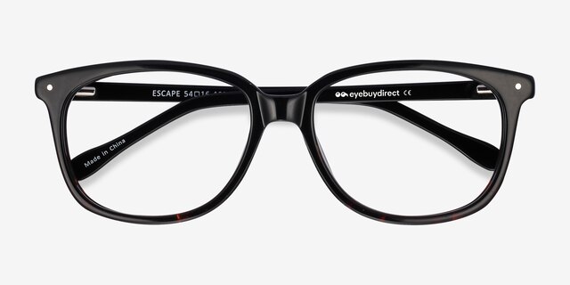 Escape Tortoise AcetateEyeglass Frames from EyeBuyDirect, Closed View