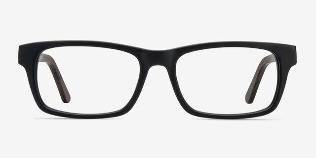 Emory Black Coffee AcetateEyeglass Frames from EyeBuyDirect, Front View