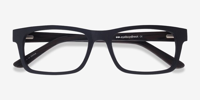 Emory Black Coffee AcetateEyeglass Frames from EyeBuyDirect, Closed View