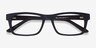 Emory Black Coffee AcetateEyeglass Frames from EyeBuyDirect, Closed View