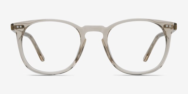 Shade Champagne AcetateEyeglass Frames from EyeBuyDirect, Front View
