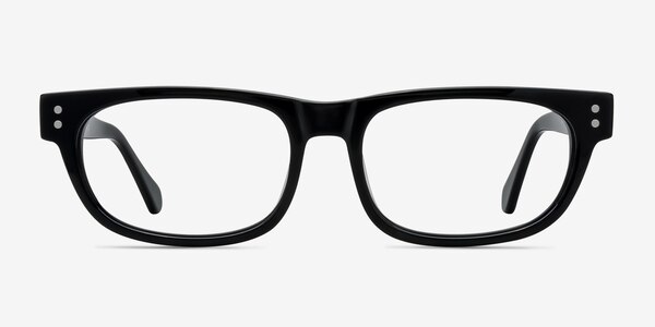 Oslo Noir Acétate Montures de lunettes de vue