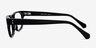 Oslo Black AcetateEyeglass Frames from EyeBuyDirect, Side View