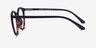 Portrait Black Tortoise PlasticEyeglass Frames from EyeBuyDirect, Side View
