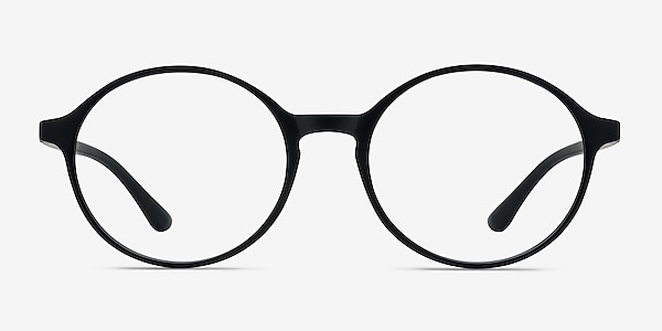 Poetic Matte Black Plastic Eyeglass Frames