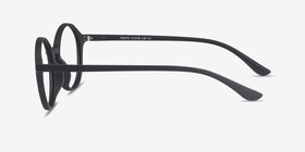 Poetic Matte Black Plastique Montures de lunettes de vue d'EyeBuyDirect, Vue de Côté