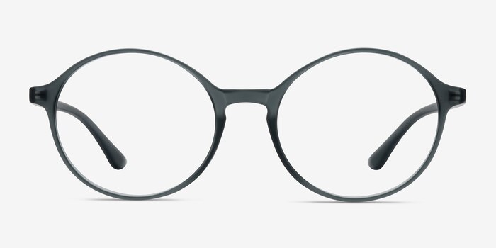 Poetic Matte Gray  Plastic Eyeglass Frames from EyeBuyDirect