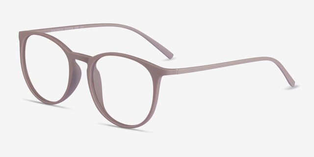 Dialogue Faded Rose PlasticEyeglass Frames from EyeBuyDirect, Angle View