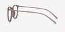 Dialogue Faded Rose PlasticEyeglass Frames from EyeBuyDirect, Side View