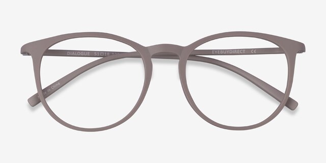 Dialogue Faded Rose PlasticEyeglass Frames from EyeBuyDirect, Closed View